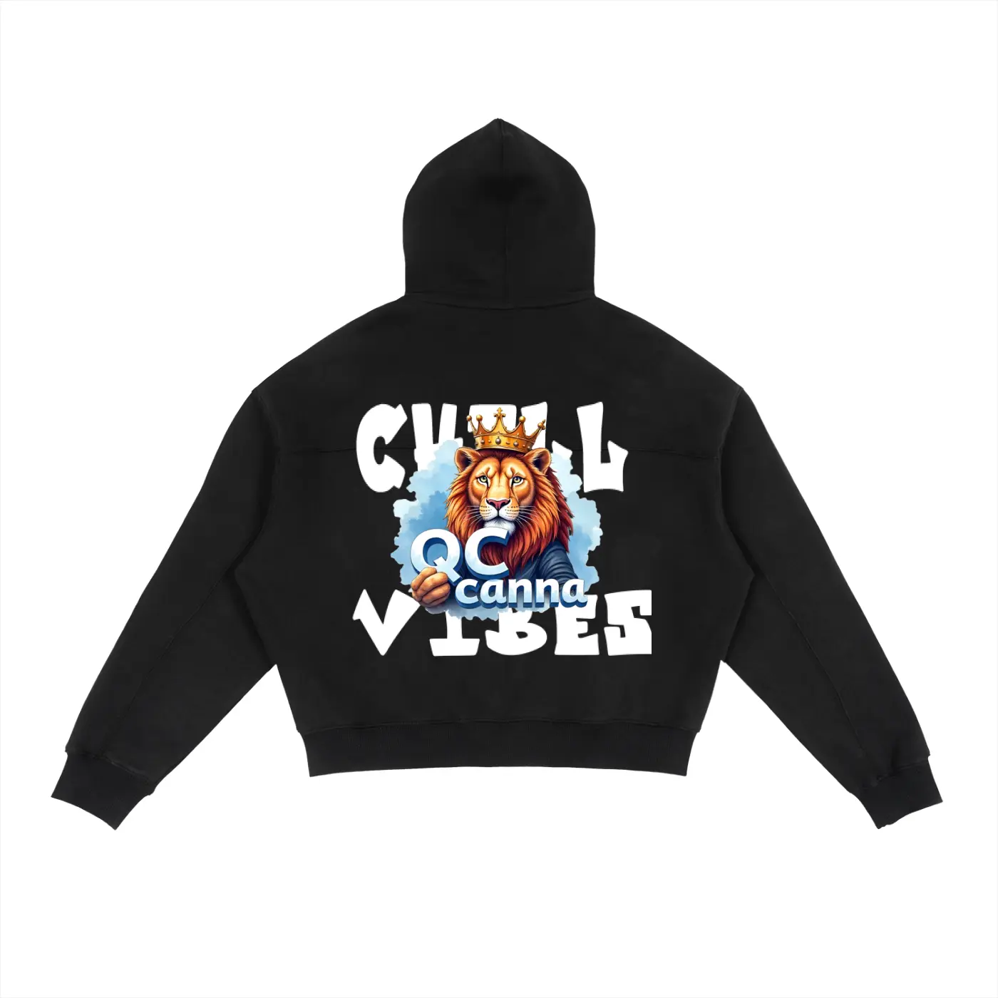 Fleece Zip-Up Boxy Hoodie ODMPOD