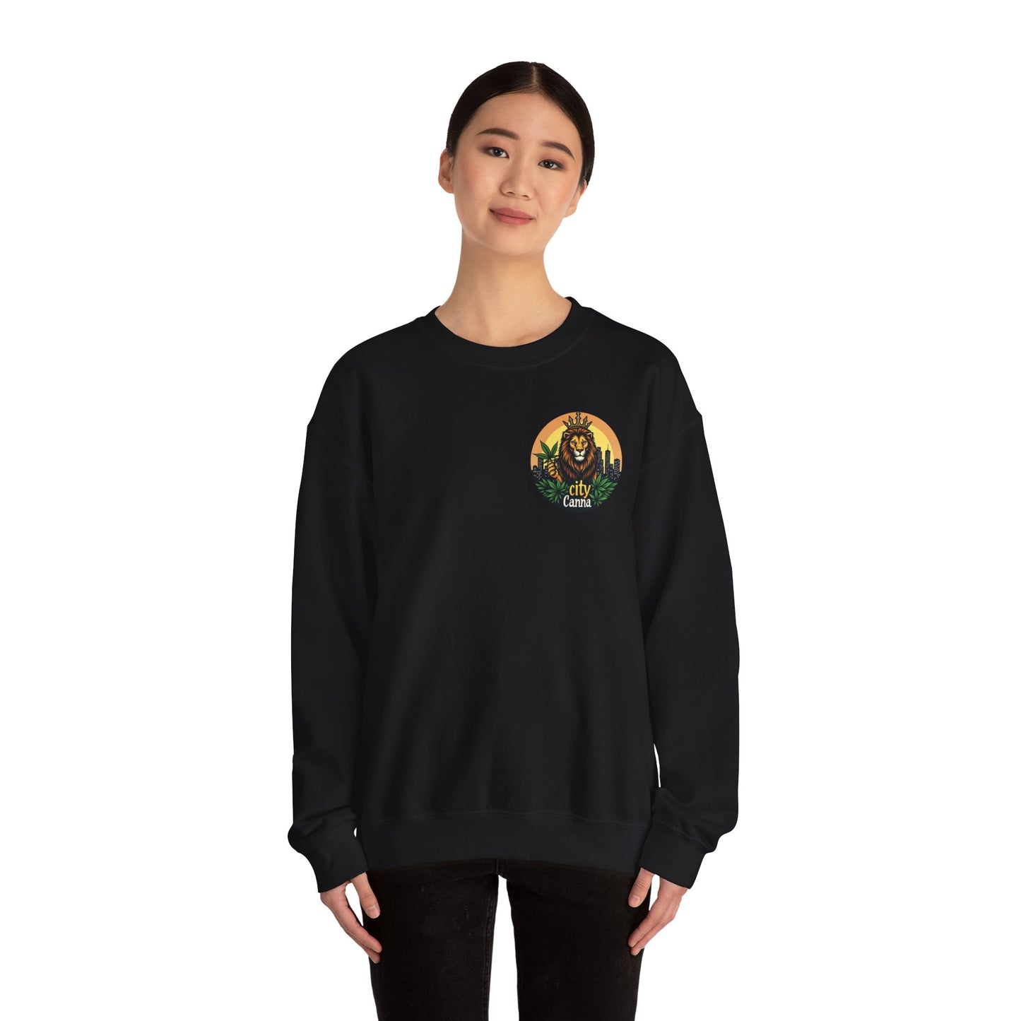 QC canna  Crewneck Sweatshirt