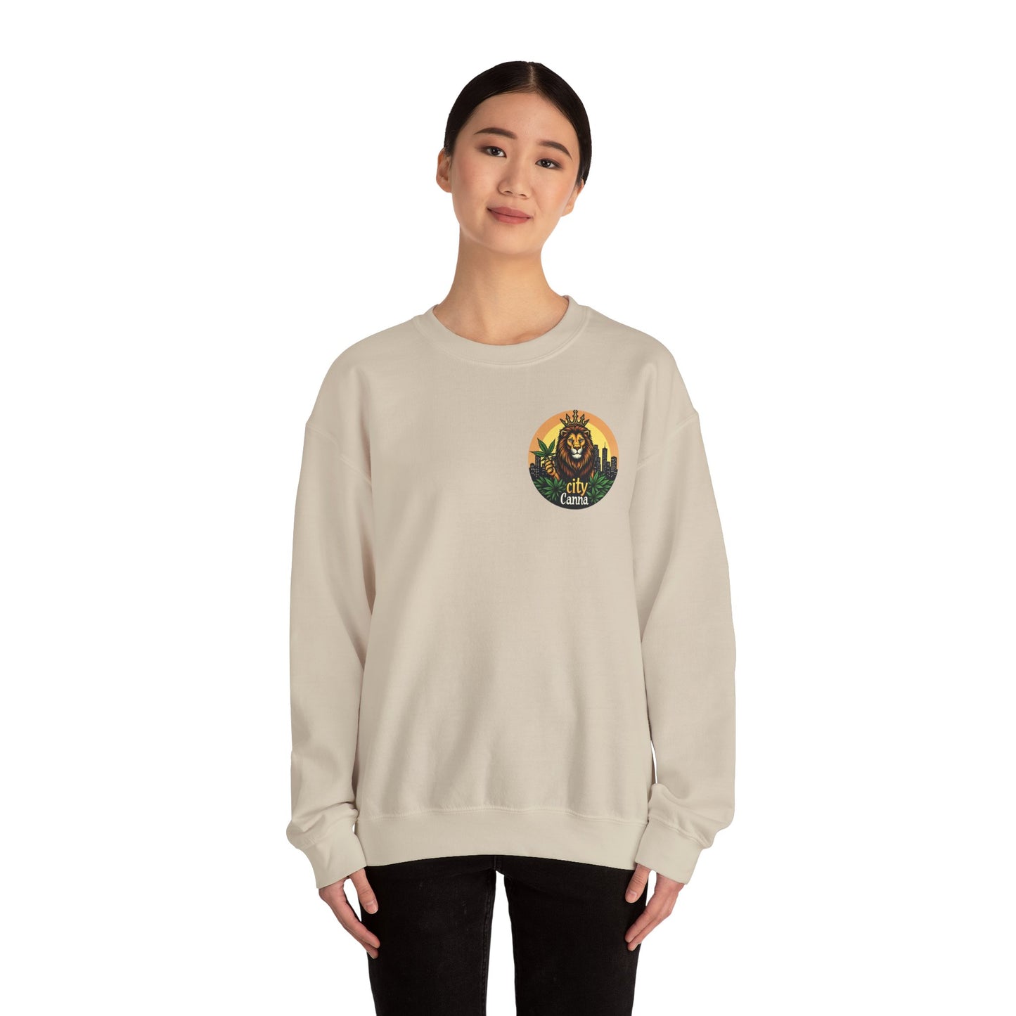 QC canna  Crewneck Sweatshirt