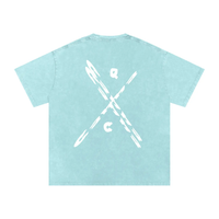 Snow Washed Oversized Cotton T-Shirt ODMPOD