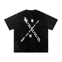 Snow Washed Oversized Cotton T-Shirt ODMPOD