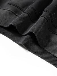 Vintage Washed Frayed Fleece Hoodie ODMPOD