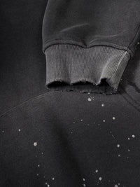 Vintage Washed Frayed Fleece Hoodie ODMPOD