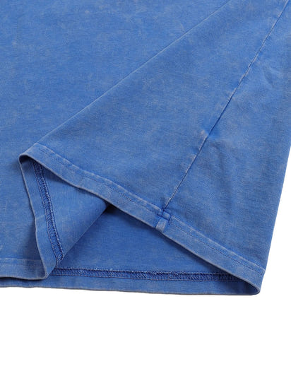 Snow Washed Oversized Cotton T-Shirt ODMPOD