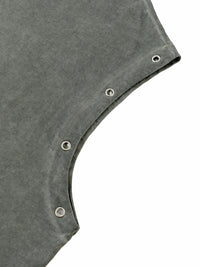 Distressed Grommet Eyelet Tank Top ODMPOD