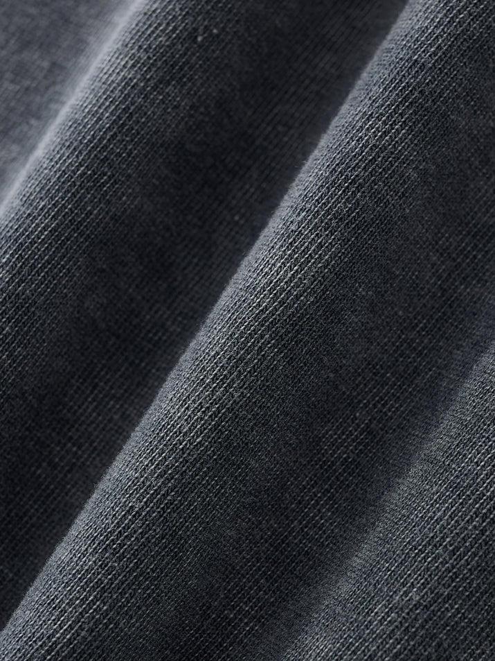 Snow Wash Raw-Hem Boxy T-shirt ODMPOD