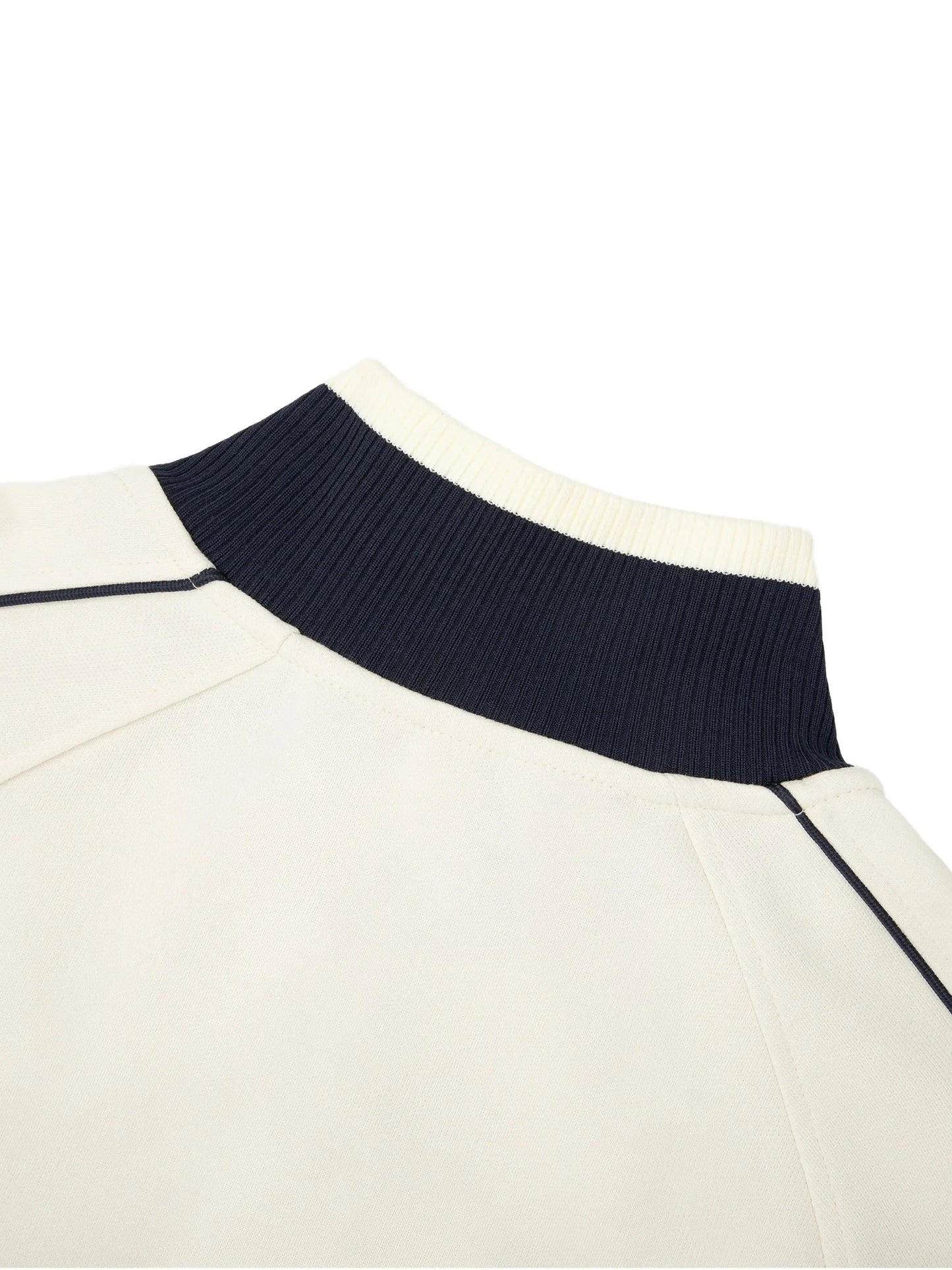 Color Block Raglan Sleeve Zip Track Jacket ODMPOD