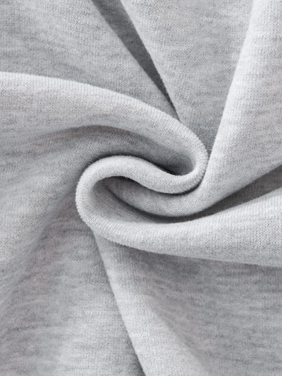 Contrast-Stitched Boxy Fleece Hoodie ODMPOD